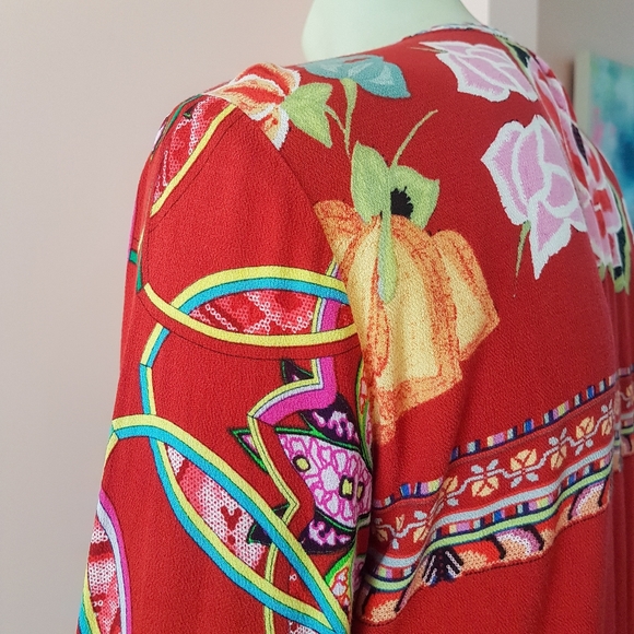Stunning red desigual blouse - Picture 4 of 8